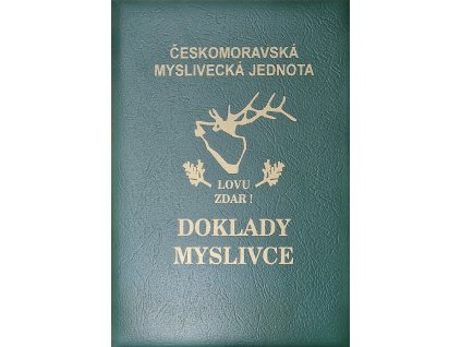 Pouzdro na doklady myslivce