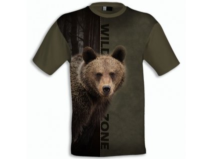 Medvěd - myslivecké tričko