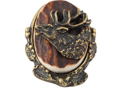 Hlava jelena (parohové bolo ovál)