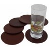 Kožené tácky pod skleničky