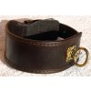 Barvářský obojek podšitý tenkou kůží s podloženou sponou s mosazným obrtlíkem Sprenger