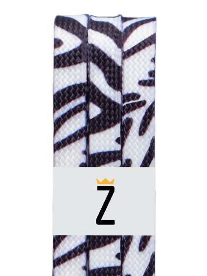 Tkaničky do bot zebra