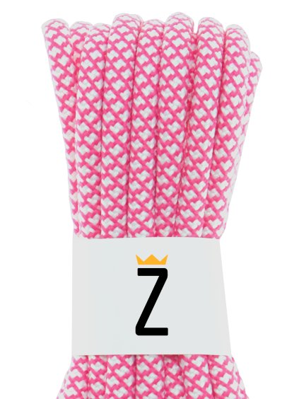 kulaté tkaničky bílo růžová