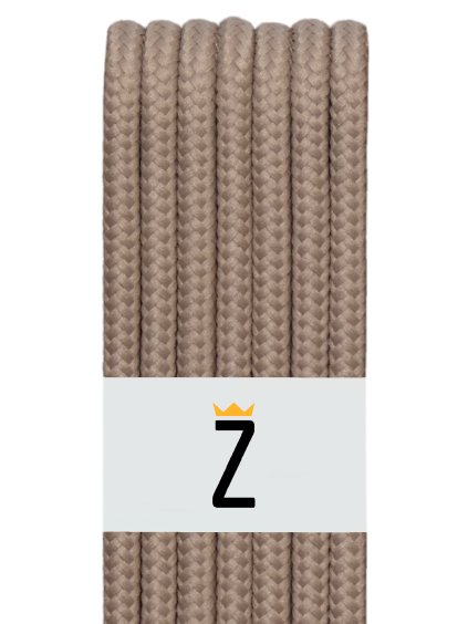 kulaté tkaničky do bot khaki