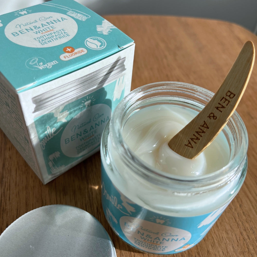 BEN & ANNA bělící zubní pasta White s fluoridem
