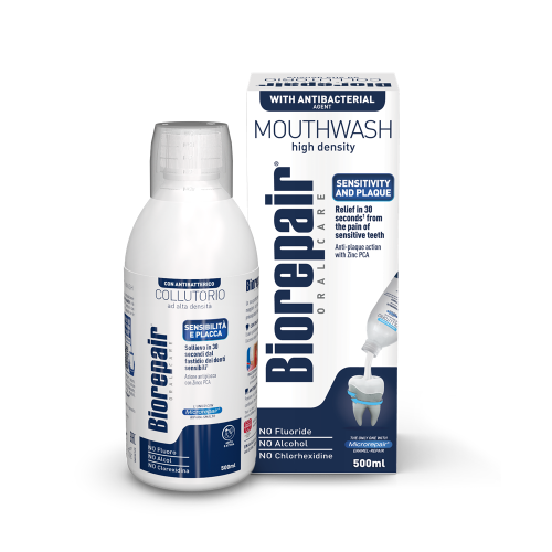 Biorepair Antibacterial 3v1 – antibakteriální ústní voda s microRepair