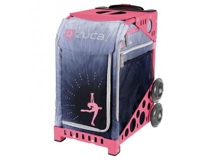 Kufr ZÜCA SPORT ICE DREAMZ LUX/PINK (svítící kolečka)