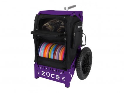 VOZÍK ZÜCA TREKKER DISC GOLF CART BLACK / PURPLE