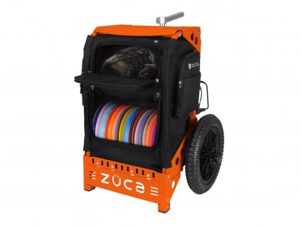 VOZÍK ZÜCA TREKKER DISC GOLF CART BLACK / ORANGE