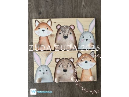 Věšák lesní zvěř