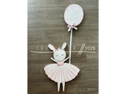 Baletka zajíček s balónkem