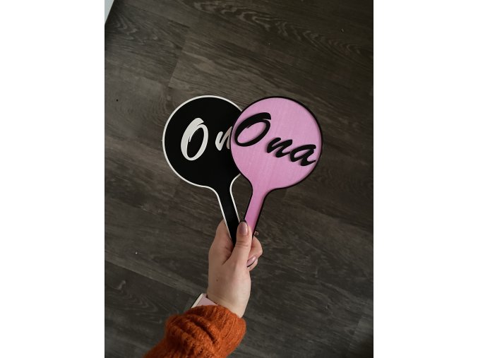 Plácačky na svatební hry