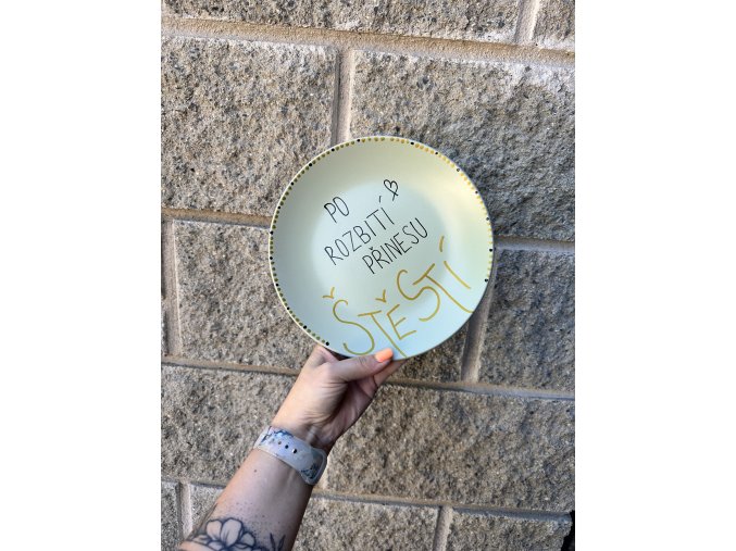 Talíř na rozbití - Po rozbití přinesu štěstí