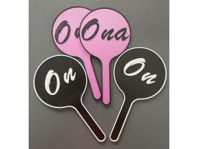 Plácačky na svatební hry