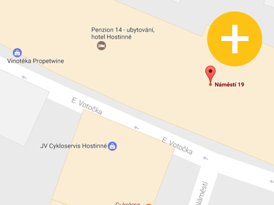 Zdravá výživa Echinka – mapa