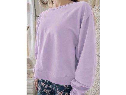 MIKINA SARQO BACKLESS LILAC