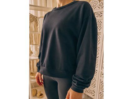 MIKINA SARQO BACKLESS BLACK