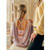 MIKINA SARQO BACKLESS LILAC