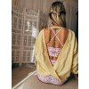 MIKINA SARQO BACKLESS VANILLA