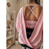 MIKINA SARQO BACKLESS BLUSH