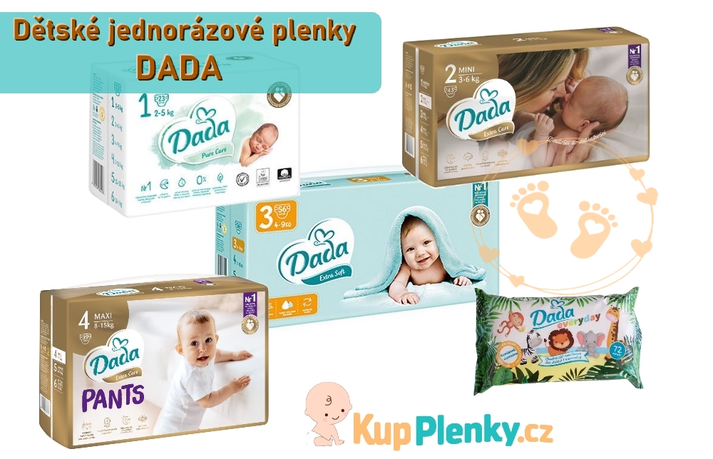 Dětské jednorázové plenky DADA