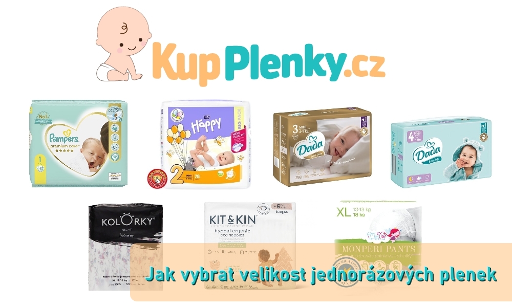 Jak vybrat velikost jednorázových plenek?
