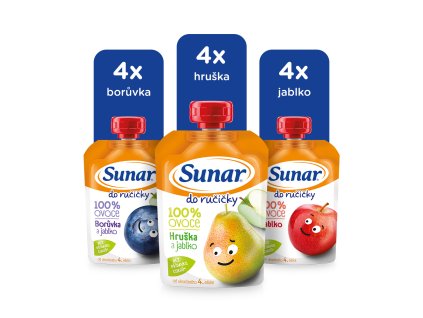 Sunar Do ručičky mix karton II 12x100g