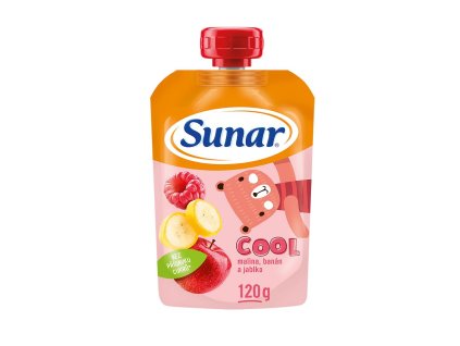 Sunar cool ovoce Malina, Banán, Jablko 120g