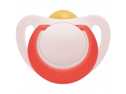 NUK Dudlík Star latexový dudlík 6-18m - červená