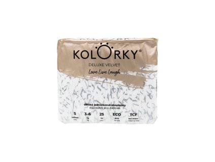 KOLORKY DELUXE VELVET Love Live Laugh, S 3 6kg ( 25ks ) (1)