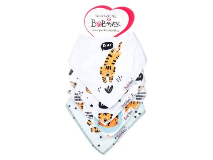 12416 bobanek set slintacku 4 ks tygrici