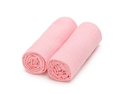 T TOMI BIO Mušelínové pleny Pink