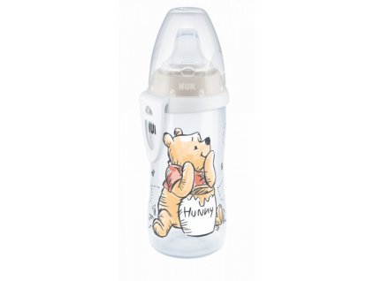 NUK FC Active Cup Medvídek Pú, 300 ml šedý