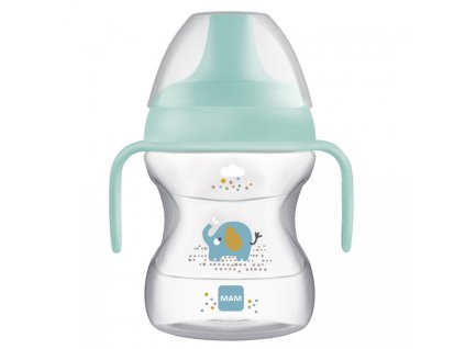 MAM HRNEK NA UČENÍ LEARN TO DRINK CUP 190ml, 6+ měsíců kluk