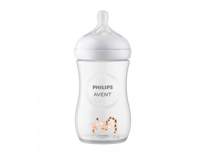 Philips AVENT Láhev Natural Response 260 ml, 1m+ žirafa