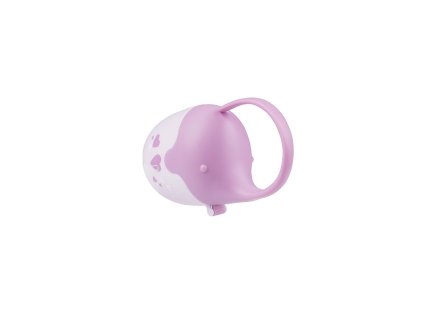 Babyono Pouzdro na dudlík slon růžová