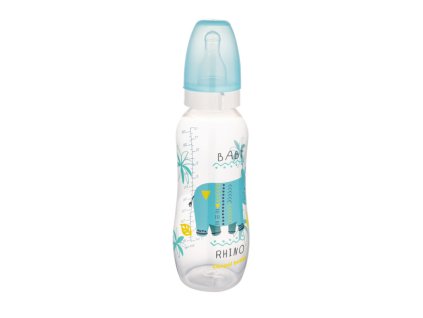 Canpol babies Lahev s potiskem AFRIKA 330ml modrá