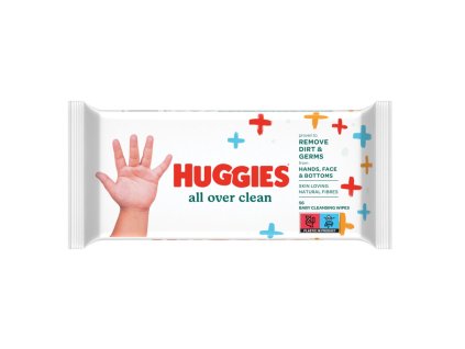 Huggies Single All Over Clean vlhčené ubrousky 56ks