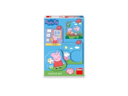 Puzzle set Peppa Pig Rodina 3–5 dílků