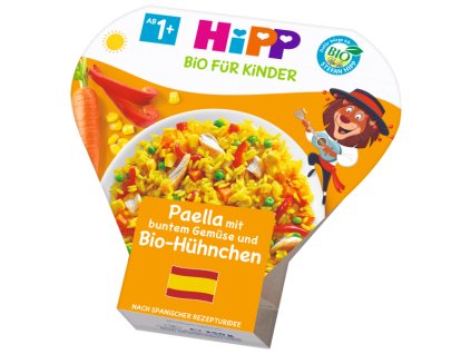 HiPP BIO Paella se zeleninou a kuřecím masem 250g