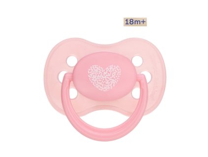 Canpol babies Dudlík anatomický PASTELS 18m+, silikon růžový