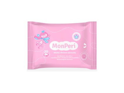 MonPeri Dětské vlhčené ubrousky 20ks