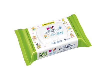 HiPP Babysanft Vlhčený toaletní papír ULTRA SENSITIVE 50ks