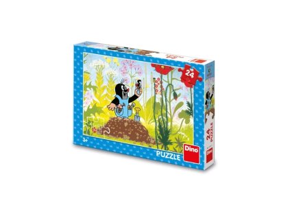 Puzzle Krtek modrých v kalhotkách 24 dílků