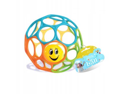SMILY PLAY Míček chrastítko mix barev 0m+