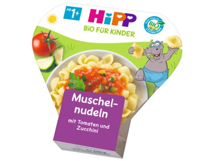 HiPP BIO Těstoviny s rajčaty a cuketou 250g