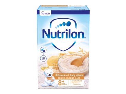 NUTRILON Piškotová kaše se 7 druhy obilovin 225g