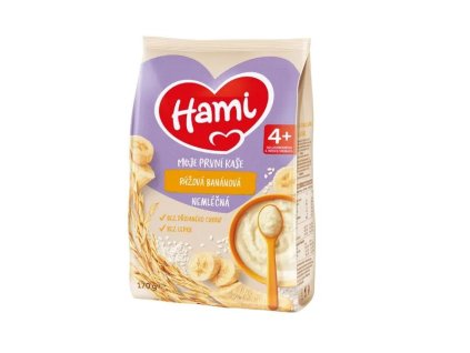 HAMI nemléčná kaše rýžová banánová 170g