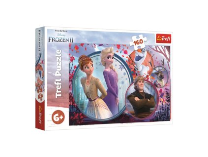 TREFL Puzzle Frozen Sesterské dobrodružství 160 dílků