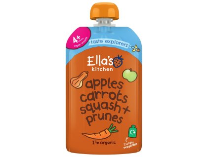 Ella's Kitchen BIO Dýně, mrkev, jablko a švestka (120g) 1